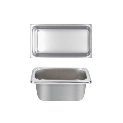 Thunder Group STPA4132 0.3 Size Stainless Steel Anti-Jam Steam Table Pan