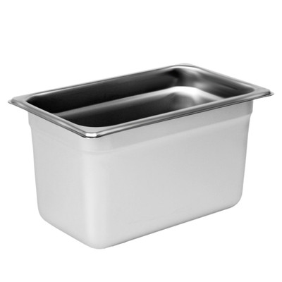 Thunder Group STPA2146 0.25 Size Stainless Steel Anti-Jam Steam Table Pan