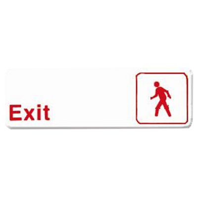 Thunder Group PLIS9307RD 9" x 3" Red Information Symbol Sign