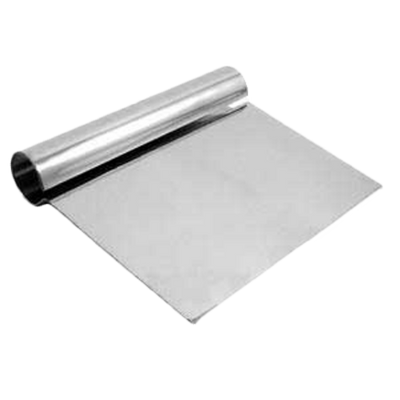 Thunder Group SLTHDS005 5.25&quot; W x 4.25&quot; D Stainless Steel Satin Finish Dough Scraper