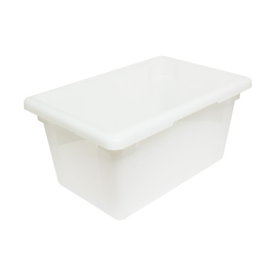 Thunder Group PLFB121809PP 4.75 Gal. White Polypropylene Food Storage Box
