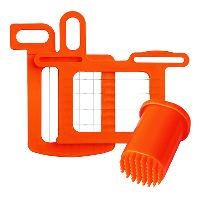 Dynamic AC064 3/4" Orange Grid Set with Pusher (for Dynacube)