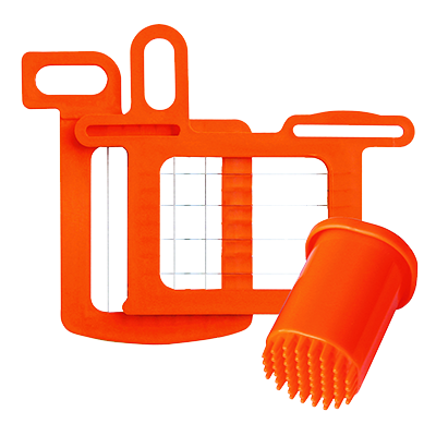 Dynamic AC064 3/4" Orange Grid Set with Pusher (for Dynacube)
