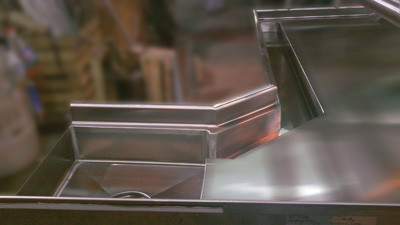 Advance Tabco DTA-45 Welded Scrap Trough
