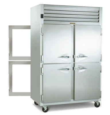 Traulsen G27007P Dealer's Choice Display Refrigerator Pass-Thru Two-Section 49.22 cu. ft