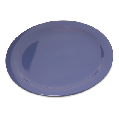 Carlisle 4350014 10.2" Dia. Melamine Blue Round Carlisle - Dallas Ware Dinner Plate