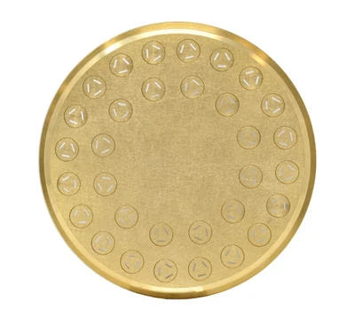 Omcan USA 13297 4.5mm Brass #25 Tagliatelle Pasta Die