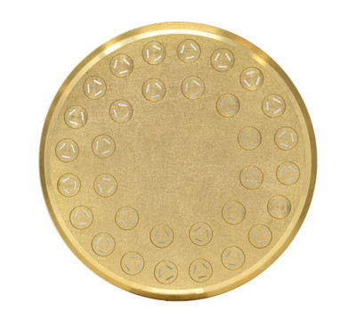 Omcan USA 13297 4.5mm Brass #25 Tagliatelle Pasta Die
