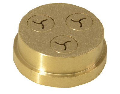 Omcan USA 27208 8.4 mm (3) Wings Brass Fusilli Pasta Die