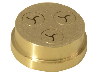 Omcan USA 27208 8.4 mm (3) Wings Brass Fusilli Pasta Die