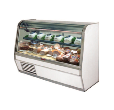 Howard McCray SC-CDS32E-6C-BE-LED 74"W Curved Glass Deli Meat & Cheese Service Case