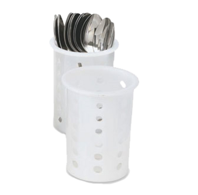 Vollrath 52642 White Nylon 4 1/32 Cutout Diameter Cylinder for Silv-A-Tainer