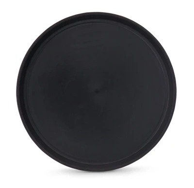 Vollrath 1474-0606 14" Black Round Serving Tray
