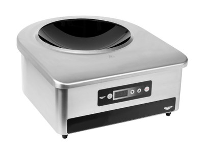 Vollrath 6958303 17" W x 20" D x 8.25" H Stainless Steel Countertop Vollrath Induction Wok Range