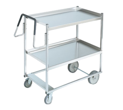 Vollrath 97200 650 Pounds Stainless Steel 2 Solid Shelves Cart