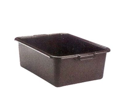 Vollrath 1527B-01 21.75" W x 15.5" D x 7" Deep Chocolate Polyethylene Traex Standard Bus Box