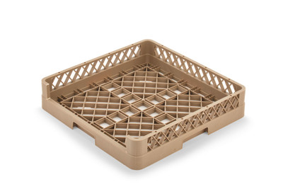 Vollrath TR31 19 3/4" W x 19 3/4" D 3 Pans Full Size Beige Traex Open Dishwasher Rack