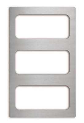 Vollrath 8244214 Underside Integral Corner Design For Extra Strength & Securing Template In Well Fits All Standard 12" x 20" Hot/Cold Wells Warmers & Chafers Miramar Stainless Steel Template
