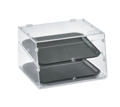 Vollrath KDC1418-2-06 18.50" W x 16.75" D x 12" H Slant Front Self / Full-Service Counter Top Display Case