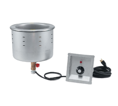 Vollrath 36465 12.81" W x 11.69" H Stainless Steel Infinite Control Mounted Drop-In Soup Well