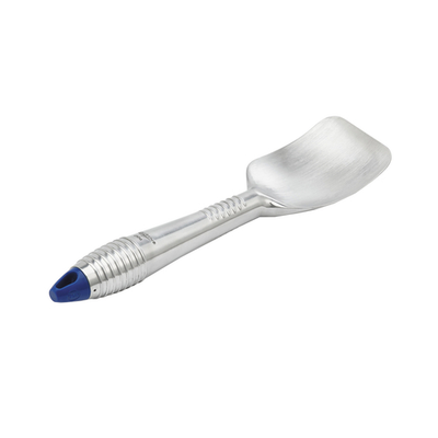 Vollrath 74270 10.13&quot; Aluminum with Blue Polypropylene End Cap Patented Ice Cream Spade