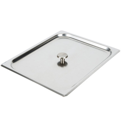 Vollrath 75071 Stainless Steel Half Size with Knob Egg Poacher Cover for 75070