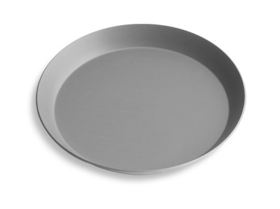 Vollrath PC11SHC 11" Diameter x 3/4" Deep Hard Coat Anodized Finish Press Cut Pizza Pan