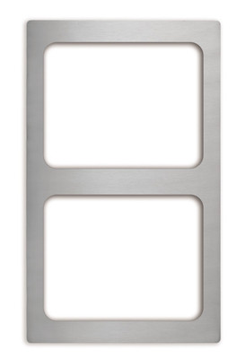 Vollrath 8244114 2 Decorative Pans Miramar Stainless Steel Template