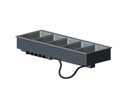 Vollrath 3647510 68" W x 26" D x 15" H (5) 12" x 20" individual 20 Gauge Stainless Steel Insulated Well Drop-In Electric Hot Food Well Unit