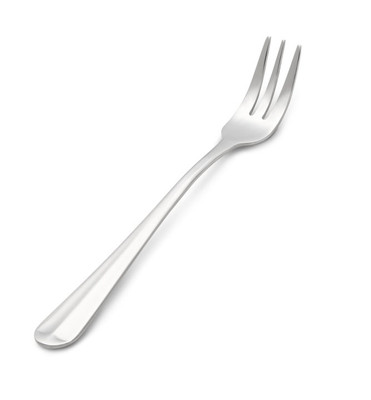 Vollrath 48115 5" Satin Stainless Steel Oyster / Shrimp Fork Flatware