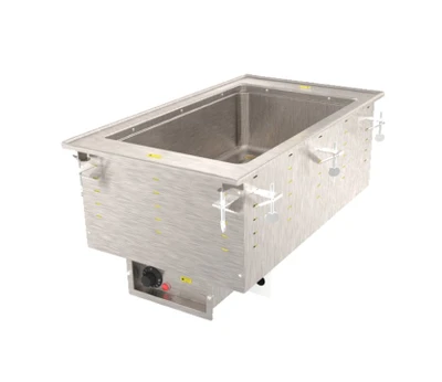 Vollrath 3646761 15" W x 26" D x 21.5" H Galvanized Exterior Housing Stainless Steel Insulated Well Drop-In Electric Hot Food Well Unit