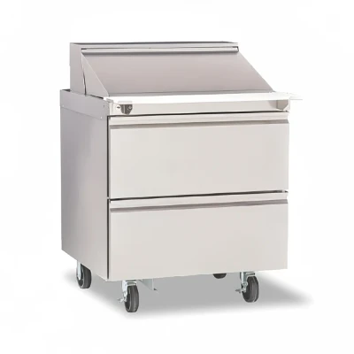 Delfield D4432NP-12M 32.13"W One-Section Two Drawer Mega Top Refrigerator
