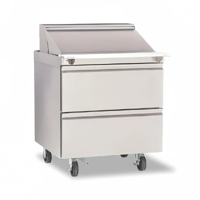 Delfield D4432NP-12M 32.13"W One-Section Two Drawer Mega Top Refrigerator