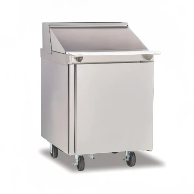 Delfield 4427NP-12M 27.13"W One-Section One Door Mega Top Refrigerator