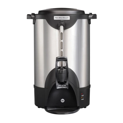 Hamilton Beach HCU040S 40 Cup Capacity Stainless Steel Coffee Urn - 120 Volts 1-Ph