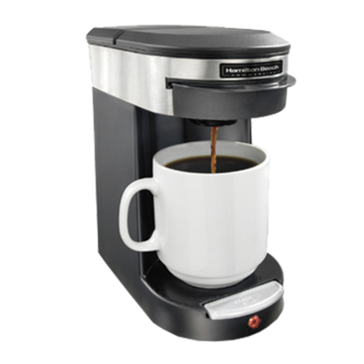 Hamilton Beach HDC200S Black 1 Cup Pod Coffee Maker - 120 Volts 1-Ph