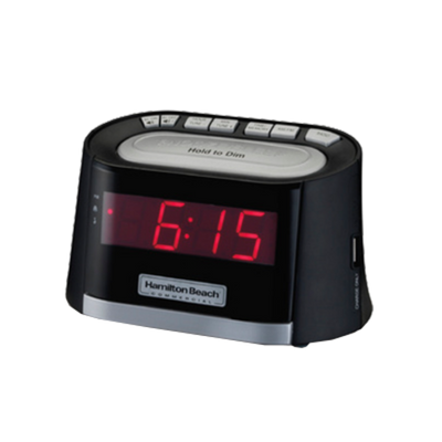 Hamilton Beach HCR410 9" LED Display Clock Radio - 120 Volts 1-Ph