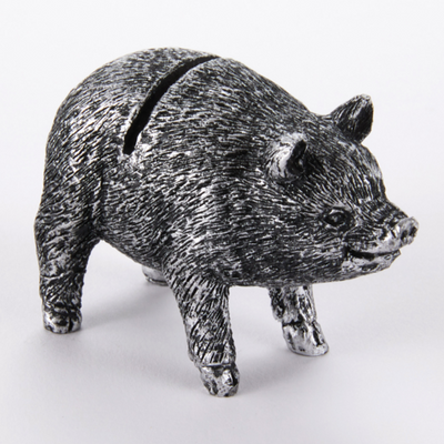 American Metalcraft CHPP 1.5&quot; W Resin Pig Card Holder