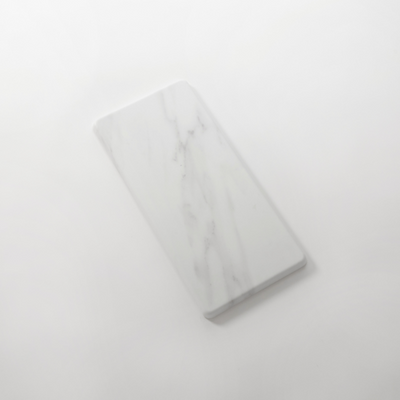 American Metalcraft MW18 17.75" L Rectangular White Melamine Serving Board