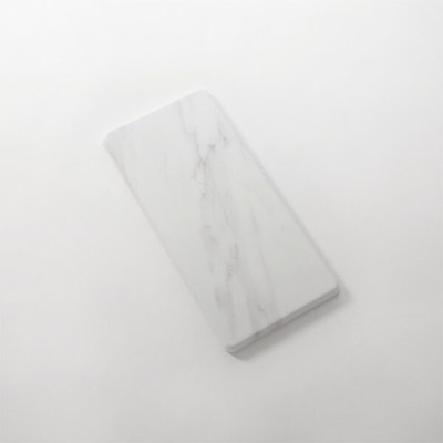 American Metalcraft MW18 17.75" L Rectangular White Melamine Serving Board