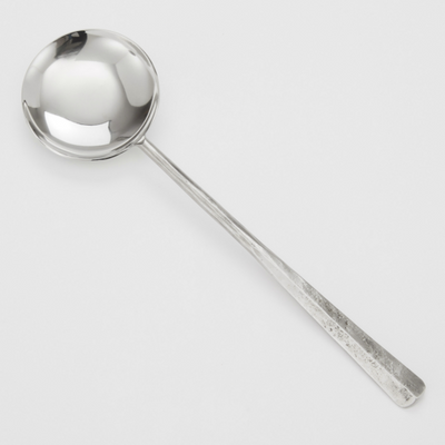 American Metalcraft SHFSP12 12" L Stainless Steel Hand Forged Solid Spoon