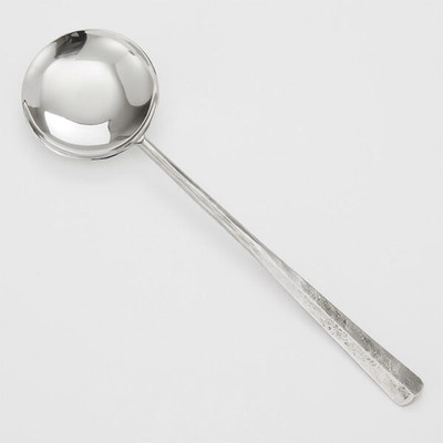 American Metalcraft SHFSP12 12" L Stainless Steel Hand Forged Solid Spoon