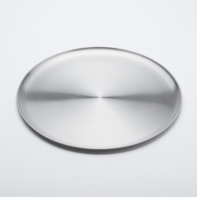 American Metalcraft SSP15 15" Dia. Stainless Steel Round Plate