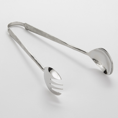 American Metalcraft SHFT11 11.75" L Stainless Steel Hand Forged Serving Tongs