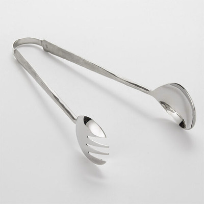 American Metalcraft SHFT11 11.75" L Stainless Steel Hand Forged Serving Tongs