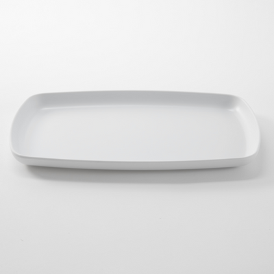 American Metalcraft AP12WH 12" L White Rectangular Plate