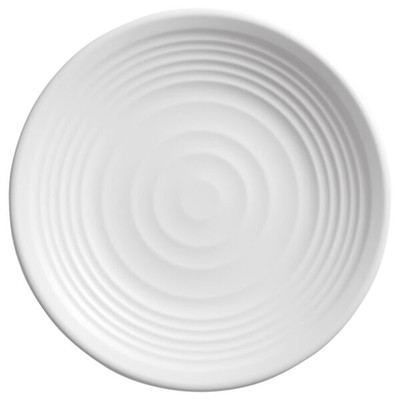 American Metalcraft MRP11CL 11" Dia. White Round Melamine Plate