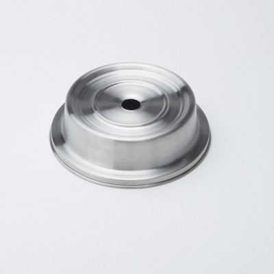 American Metalcraft PC0688S 7.2" W Silver Stainless Steel Round Plate Cover