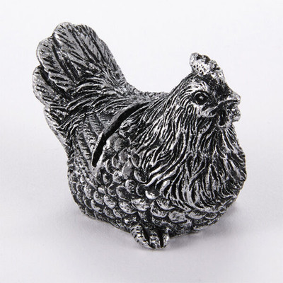 American Metalcraft CHPH 1.5" W Resin Hen Card Holder