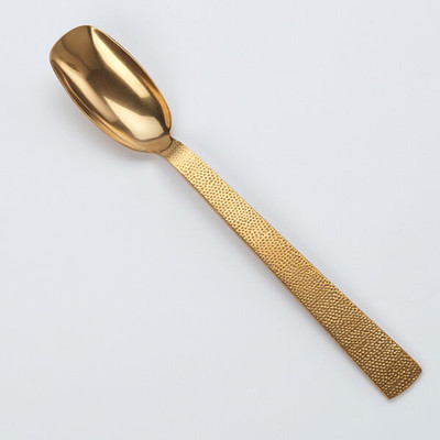 American Metalcraft GVHSA10 9.38" L Gold Stainless Steel Vintage Salad Spoon